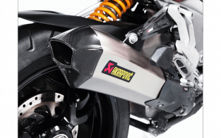 Akrapovic Slip-on Line Titanium met E-keur Ducati Multistrada 1200 2015-2017